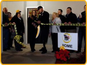 Ribbon cutting Dallas CertaPro Franchisees work with Homes for Our Troops